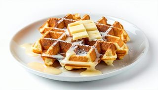 Waffle cioccolato bianco