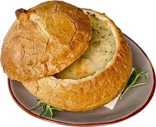 Żurek podany w chlebie