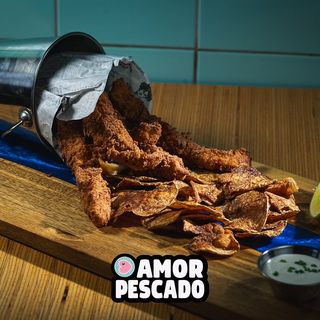 Fish & chips de merluza