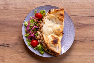 Pulled House + pomfrit + Coca-Cola