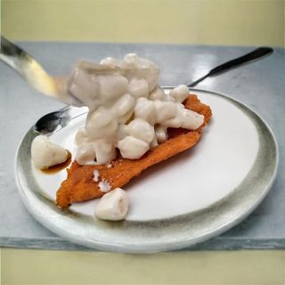 Milanese loca con pasta 4 queso