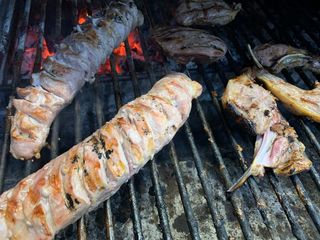 Churrasco a la brasa estilo Pataleta