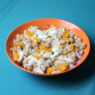 Salada de Bacalhau com Grão