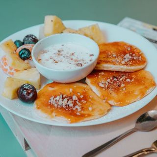 Pancakes con composta artigianale