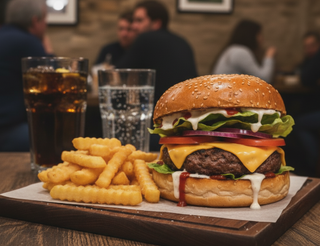 Menú De Hamburguesa