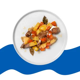 Печеня по-домашньому з м'ясом