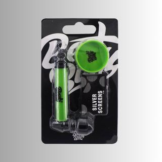 Cachimbo Metal Best Buds Color Mix com Grinder e Screens
