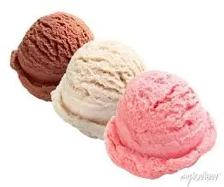 2 Scoops Vanilla, Strawberry & Chocolate