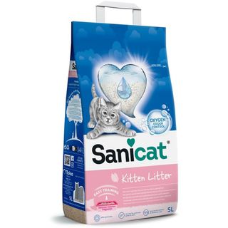 SANICAT Kitten, upijajući mineralni pijesak za mačke, bezmirisni, 5l (KOD PSANKITT045L31)