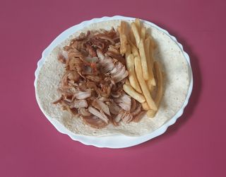 Piadina kebab e patatine 