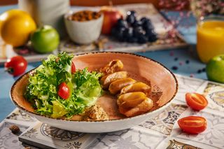 შემწვარი ქათმის სოსისი