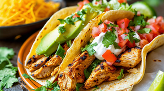 Tacos con pollo