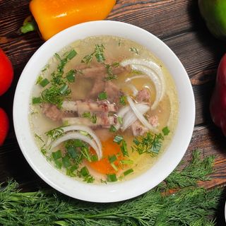 Шорпа из бараньих рёбрышек 