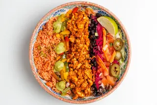 Bowl pollo asado
