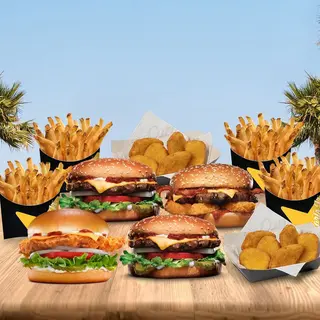 Carl's Family Combo Burger