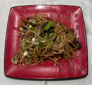 Tallarines con Ternera