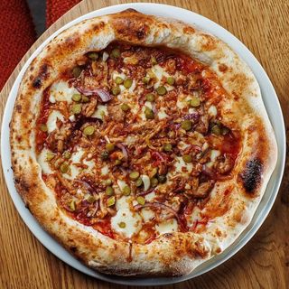 Піца з рваною свининою