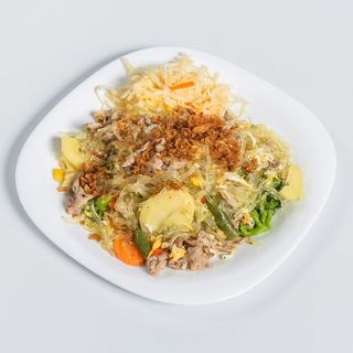 Makaron sojowy z wieprzowiną