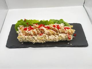 Суші-дог з креветкою і крабом