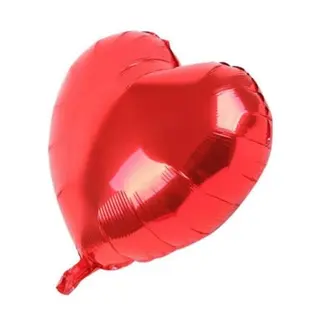 Balon inima rosie cu heliu
