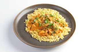 Паста с семгой