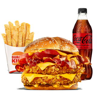 Menu Double Duo Bacon Cheddar Crispy Chicken Grande