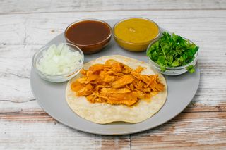 Tacos de Tinga de Pollo