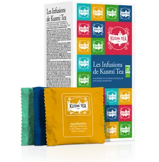 Kusmi Tea - Les Infusions de Kusmi Tea bio - Conjunto de oferta com 24 saquetas orgânicas
