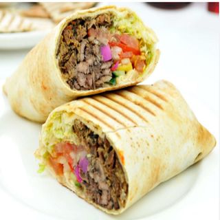 Single shawarma with Zobo