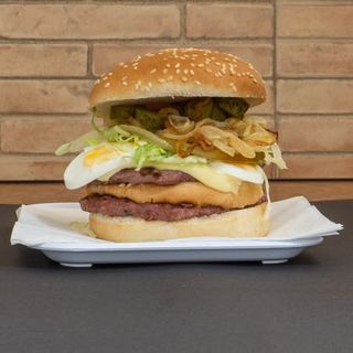 Hamburguesa De Ternera Doble Completa