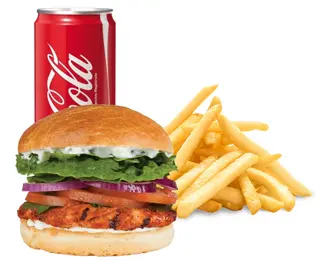 Tikka burger menù