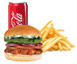 Tikka burger menù
