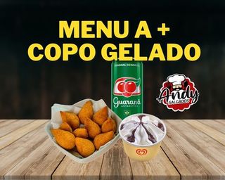 Menu A + Copo Gelado Olá