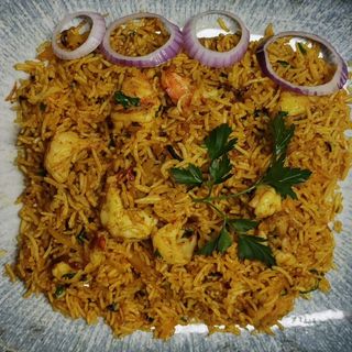 Gambas Biryani
