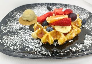 Waffle caramello
