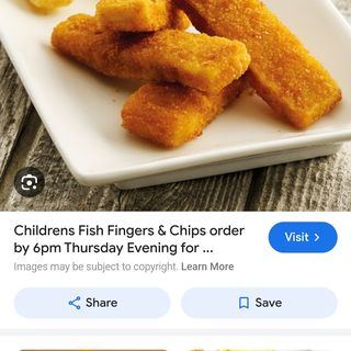 Fish Finger and Chips