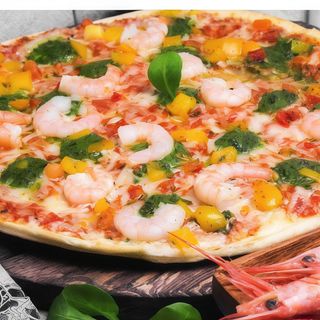 Pizza De Gambas (Pequeña)