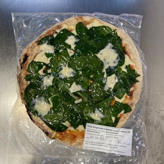 Pizza Gorgonzola Spinaci  28Cm, Al Vacío