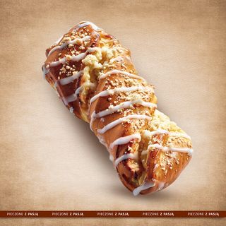 Drożdżówka z serem i kruszonką 120g