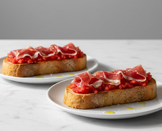 Tostada de jamón serrano