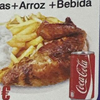 Plato 1/2 Pollo A La Brasa