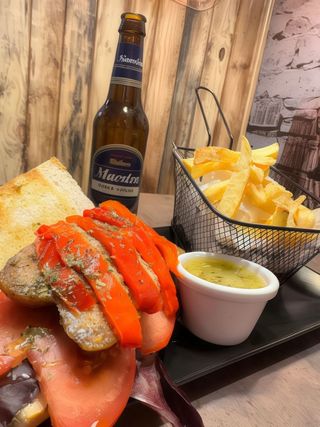 Sándwich De Choripan Cañazo