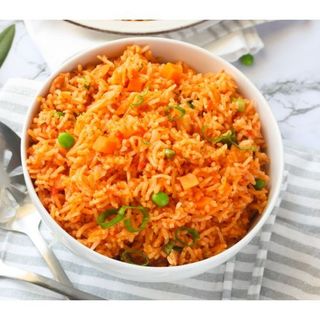 Jollof Rice & Salad with protein