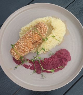 Котлете по київськи з кускус