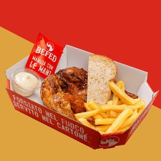 Galletto BEFED - intero con patate