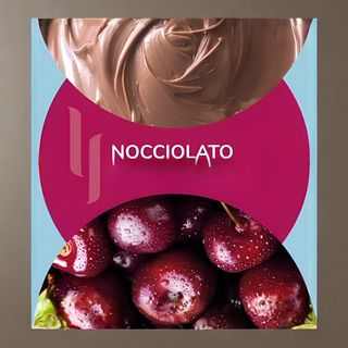 Barattolino ''Nocciolato all'amarena'' 500 gr