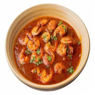 Gambas con Salsa Picante