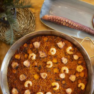 Arroz De Pulpo Y Langostinos