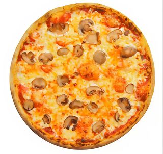 Pizza funghi familiar