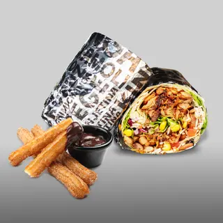 Burrito sa piletinom + Churros